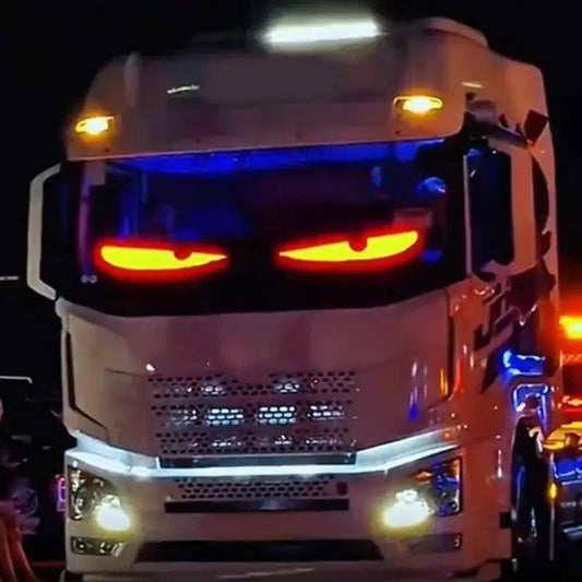 Car Devil Eyes Light LED Display For Windshield Waterproof Smart Programmable Car LED Display LED Funny Eye Light Signs Car Deco