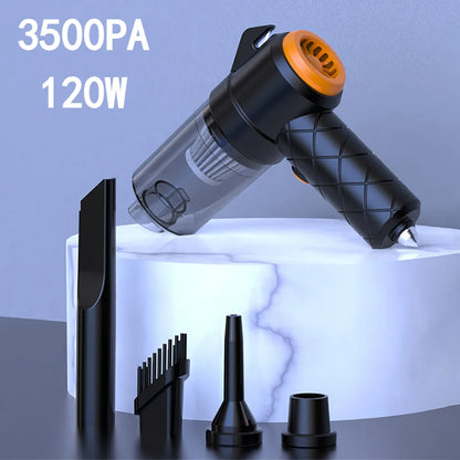 6 IN 1 Car Vacuum Cleaner Suction Blow Vaccum Vacum Wireless Home Handheld Charging Portable Mini Small Aspiradora Auto Machine